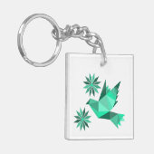 AcrylSleutelhanger met mooie ART Sleutelhanger (Voorkant Links)