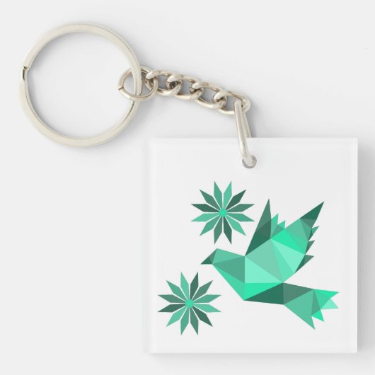 AcrylSleutelhanger met mooie ART Sleutelhanger (Voorkant)
