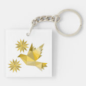 AcrylSleutelhanger met mooie ART Sleutelhanger (Achterkant)