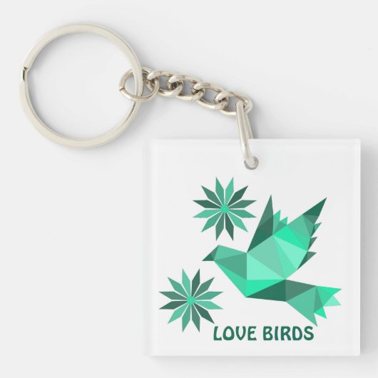 AcrylSleutelhanger met mooie ART Sleutelhanger (Voorkant)