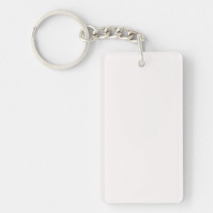 Acrylsleutelhanger, Rechthoek (dubbelzijdig) Sleutelhanger