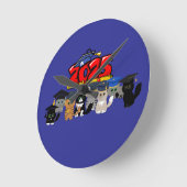 AcrylSleutelhanger Ronde Klok (Hoek)