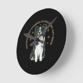 AcrylSleutelhanger Ronde Klok (Hoek)