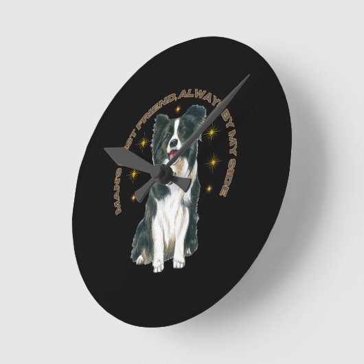 AcrylSleutelhanger Ronde Klok (Hoek)