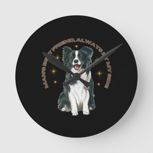 AcrylSleutelhanger Ronde Klok (Voorkant)