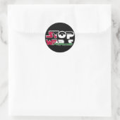 AcrylSleutelhanger Ronde Sticker (Tas)