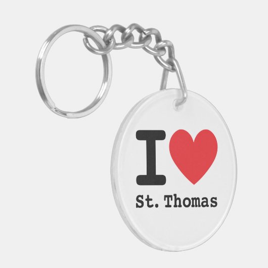 AcrylSleutelhanger Sleutelhanger (Voorkant Links)