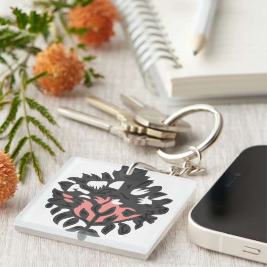 AcrylSleutelhanger Sleutelhanger (Voorkant Rechts)