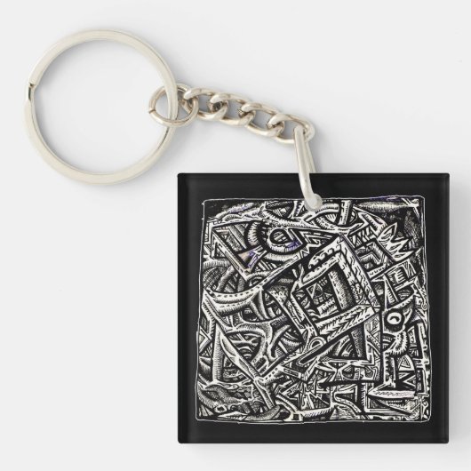 AcrylSleutelhanger Sleutelhanger (voorkant)