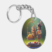 AcrylSleutelhanger Sleutelhanger (Voorkant Links)