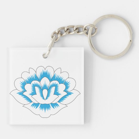 AcrylSleutelhanger Sleutelhanger (Achterkant)