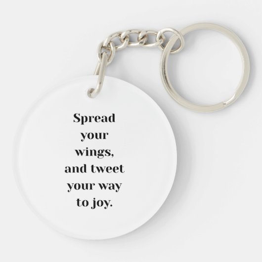 AcrylSleutelhanger Sleutelhanger (Achterkant)