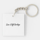 AcrylSleutelhanger Sleutelhanger (Achterkant)