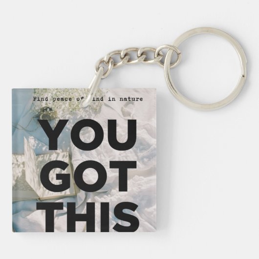 Acrylsleutelhanger Sleutelhanger (Achterkant)