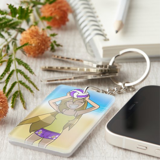 AcrylSleutelhanger Sleutelhanger (Voorkant Rechts)