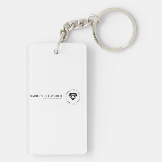 AcrylSleutelhanger Sleutelhanger (achterkant)