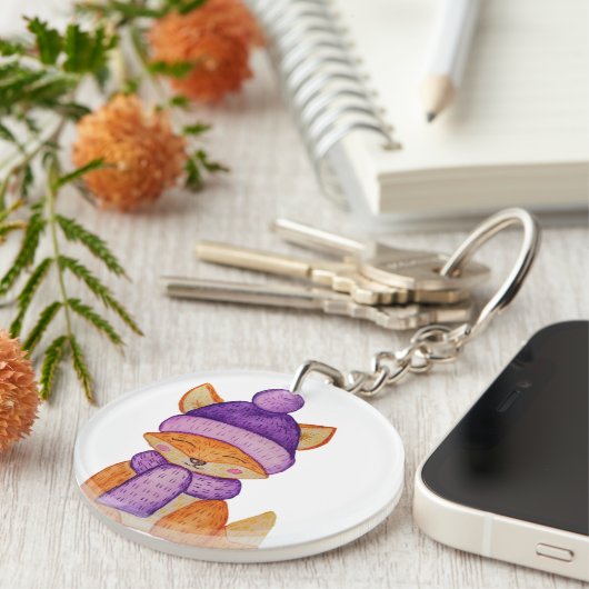 AcrylSleutelhanger Sleutelhanger (Voorkant Rechts)