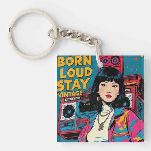 AcrylSleutelhanger Sleutelhanger (voorkant)