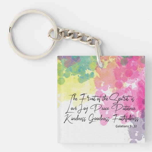 AcrylSleutelhanger Sleutelhanger (voorkant)