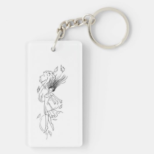 AcrylSleutelhanger Sleutelhanger (achterkant)