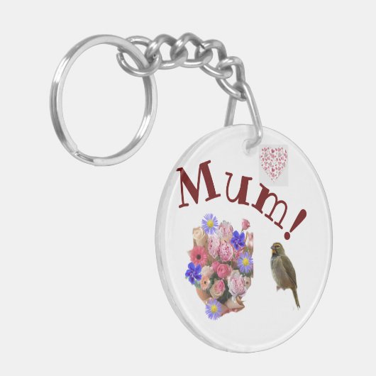 AcrylSleutelhanger Sleutelhanger (Voorkant Links)