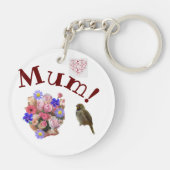 AcrylSleutelhanger Sleutelhanger (Achterkant)