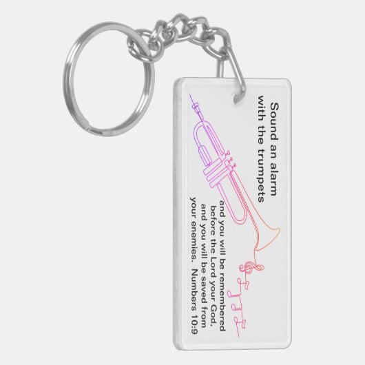 AcrylSleutelhanger Sleutelhanger (Voorkant Links)