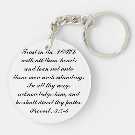 AcrylSleutelhanger Sleutelhanger (Achterkant)