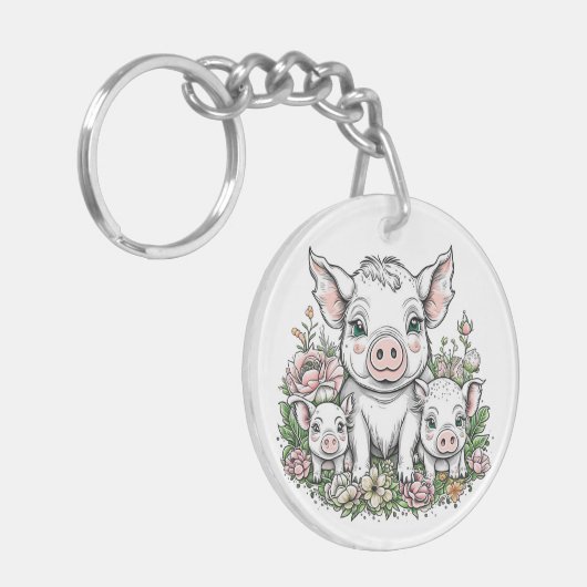 AcrylSleutelhanger Sleutelhanger (Voorkant Links)