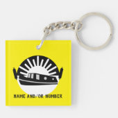 AcrylSleutelhanger Sleutelhanger (Achterkant)