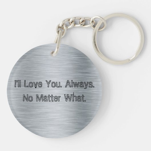 AcrylSleutelhanger, Vaderdag, metaalontwerp Sleutelhanger (Achterkant)