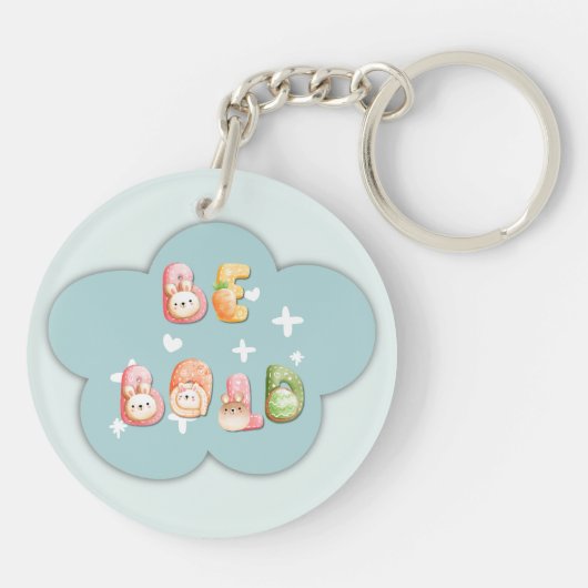 Acrylsleutelhanger | Wees Dapper Sleutelhanger (Achterkant)