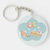 Acrylsleutelhanger | Wees Gelukkig Sleutelhanger (Voorkant)