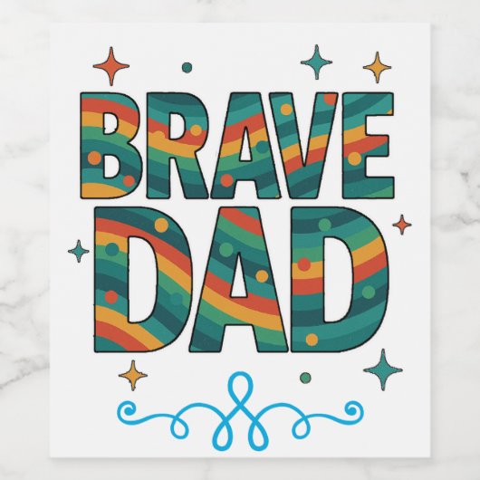 AcrylSleutelhanger Wijn Etiket (Enkel label)