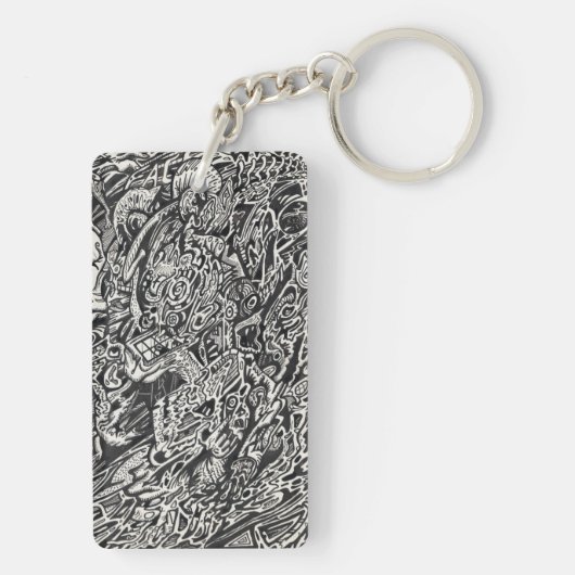 Acrylsleutelring Sleutelhanger (achterkant)