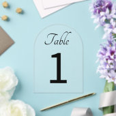 Acryltabelnummers Acryl Uitnodigingen (Insitu (Huwelijk))