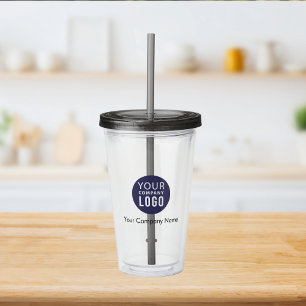 Acryltaper voor zakelijke Logo Acryl Drinkbeker
