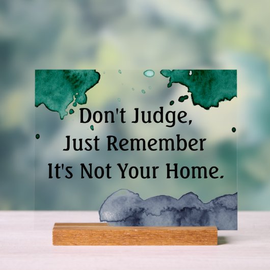 Acrylteken aanhalingsteken acryl bord (Neutraal)