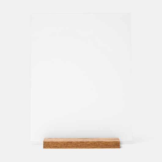 Acrylteken Acryl Bord (Voorkant)