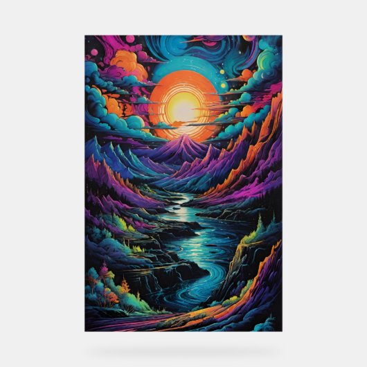 Acrylteken Acryl Bord (Voorkant)