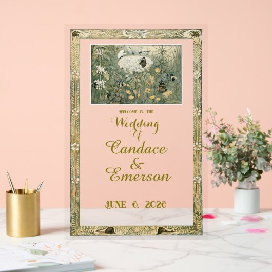 Acrylteken Acryl Bord (Huwelijk)