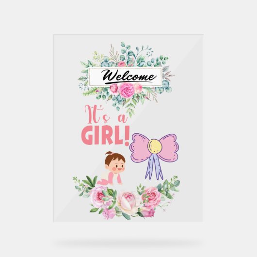 Acrylteken Acryl Bord (Voorkant)