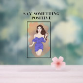 Acrylteken Acryl Bord (Neutraal)