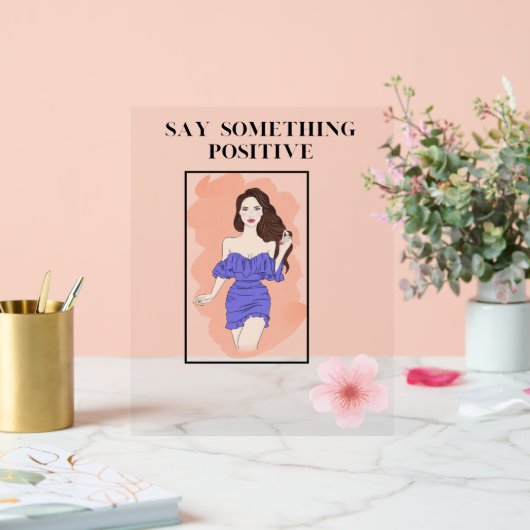 Acrylteken Acryl Bord (Huwelijk)