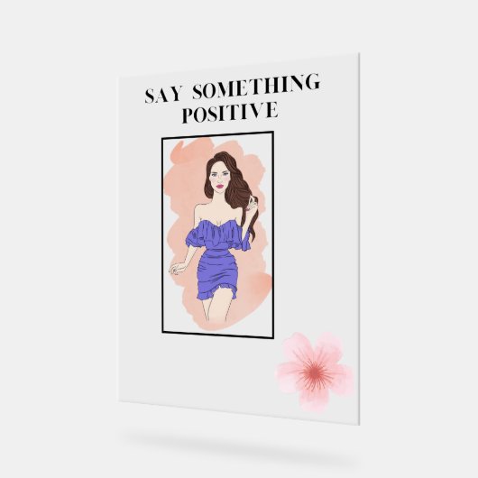 Acrylteken Acryl Bord (Hoek)