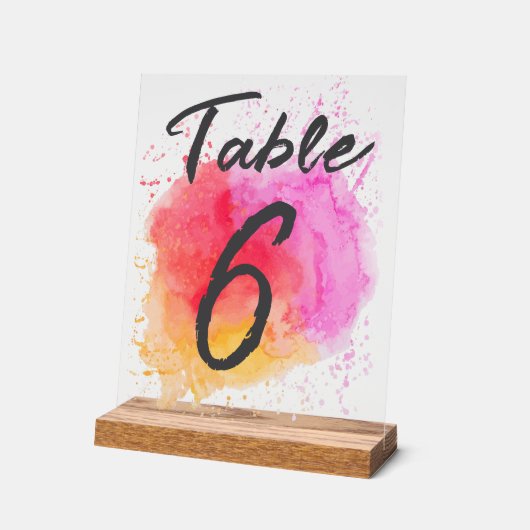 Acrylteken Acryl Bord (Hoek)