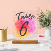 Acrylteken Acryl Bord (Huwelijk)