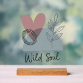 Acrylteken Acryl Bord (Neutraal)