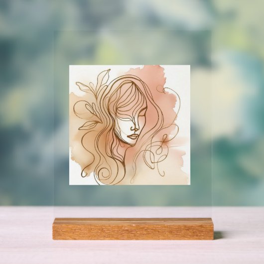 Acrylteken Acryl Bord (Neutraal)