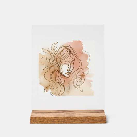 Acrylteken Acryl Bord (Voorkant)